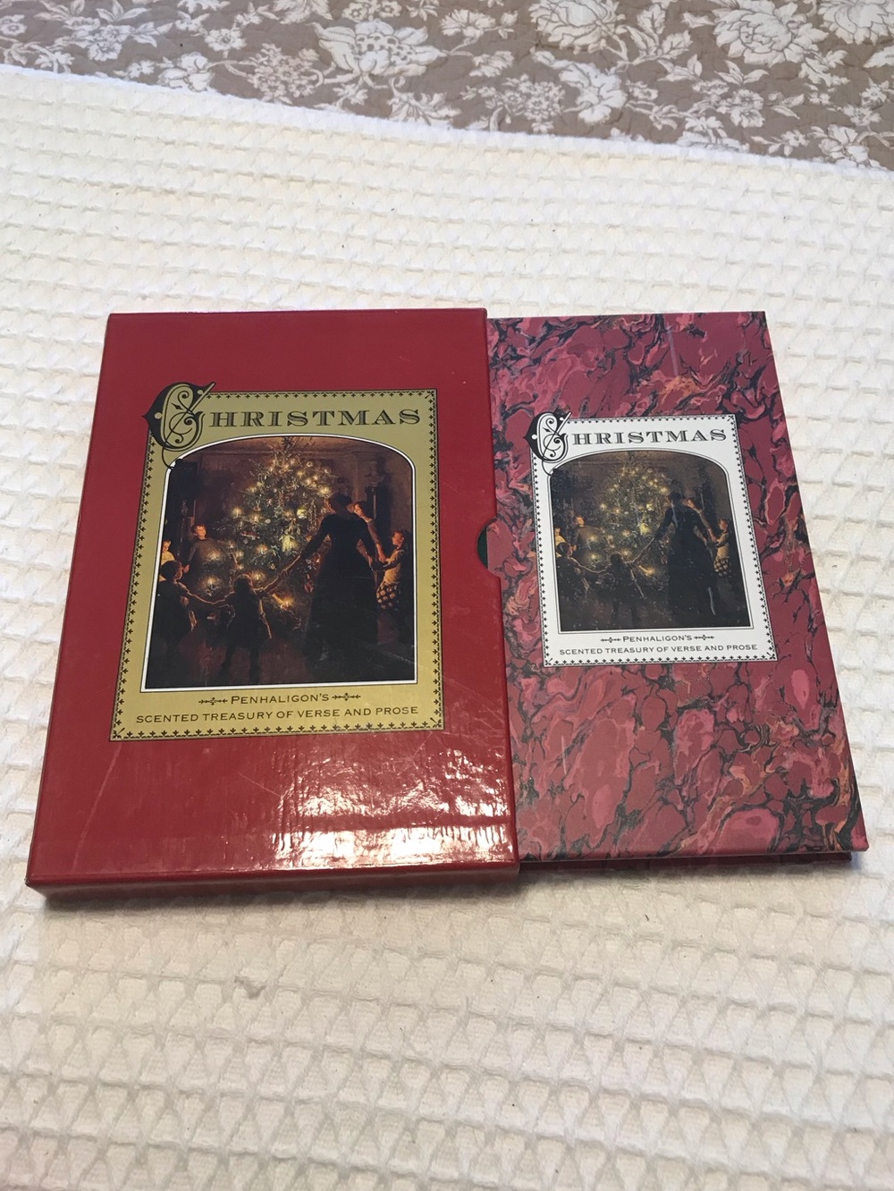 Penhaligon's Red and Dark Green Holiday Book